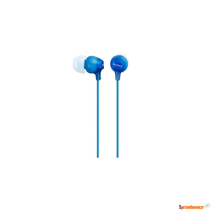 Dokanałowe Sony MDR-EX15AP Niebieska - Słuchawki - Bytom