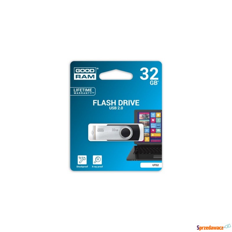 Goodram Flashdrive Twister 32GB USB 2.0 czarny - Pamięć flash (Pendrive) - Łomża