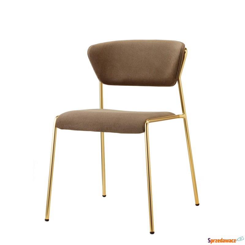 Krzesło Lisa - rama terracotta - Krzesła kuchenne - Luboszyce
