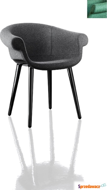Krzesło Cyborg Lord rama czarna siedzisko zielone - Krzesła kuchenne - Rzeszów