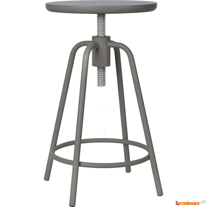 Taboret Around steel gray z regulacją wysokości - Taborety, stołki, hokery - Łomża