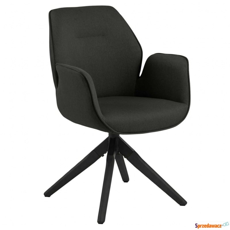 Krzesło obrotowe Aura dark grey /black auto return - Taborety, stołki, hokery - Tarnów