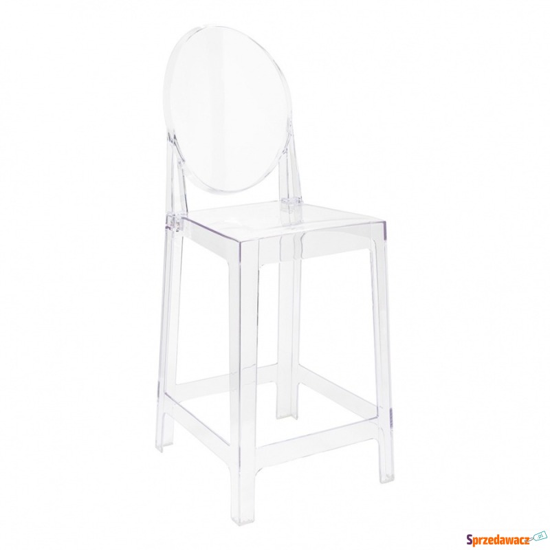 Krzesło barowe victoria 65 cm transparentne - Taborety, stołki, hokery - Katowice