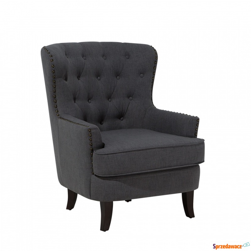 Fotel tapicerowany ciemnoszary Dioguardi II BLmeble - Krzesła biurowe - Elbląg