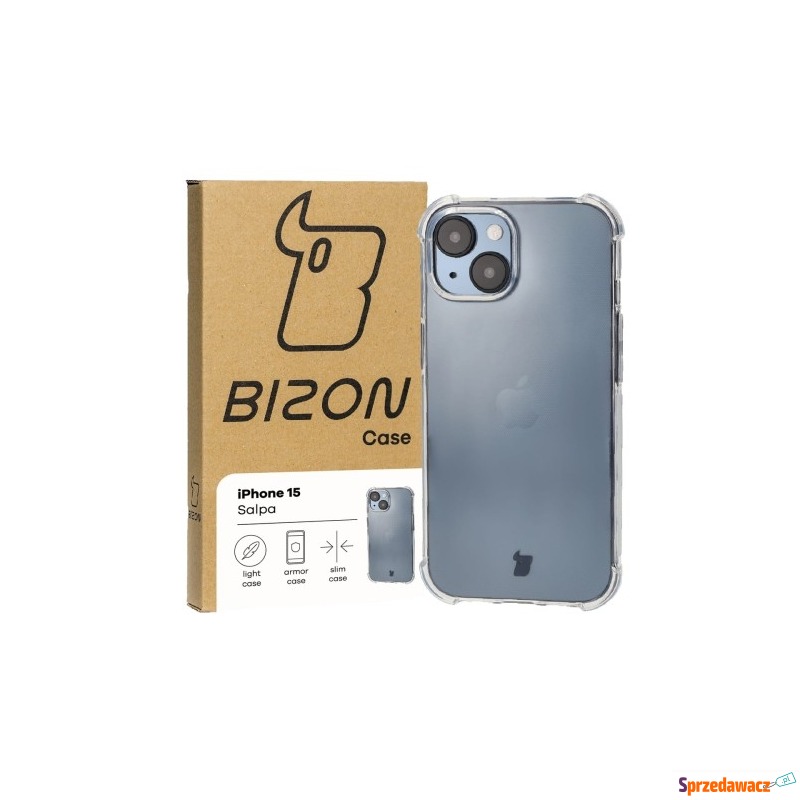 Elastyczne etui Bizon Case Salpa do iPhone 15,... - Etui na telefon - Jelenia Góra