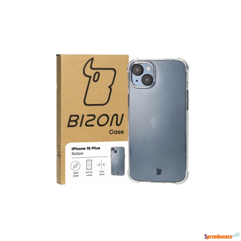 Elastyczne etui Bizon Case Salpa do iPhone 15... - Etui na telefon - Brzeg