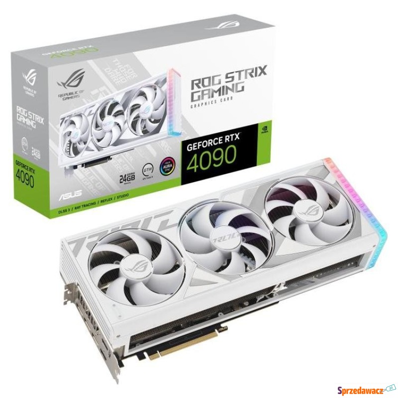 ASUS GeForce RTX 4090 ROG STRIX Gaming 24GB WHITE... - Karty graficzne - Lublin