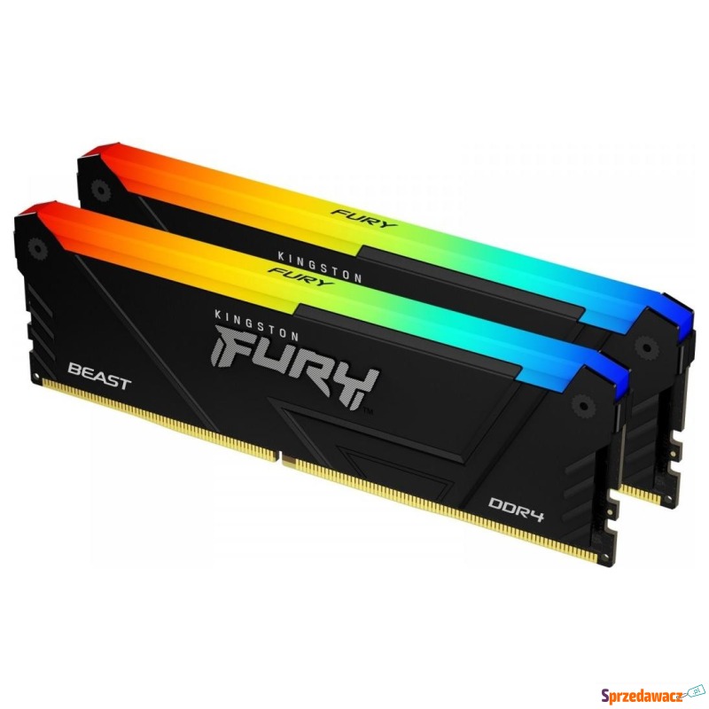 Kingston FURY Beast RGB 32GB [2x16GB 3600MHz DDR4... - Pamieć RAM - Częstochowa