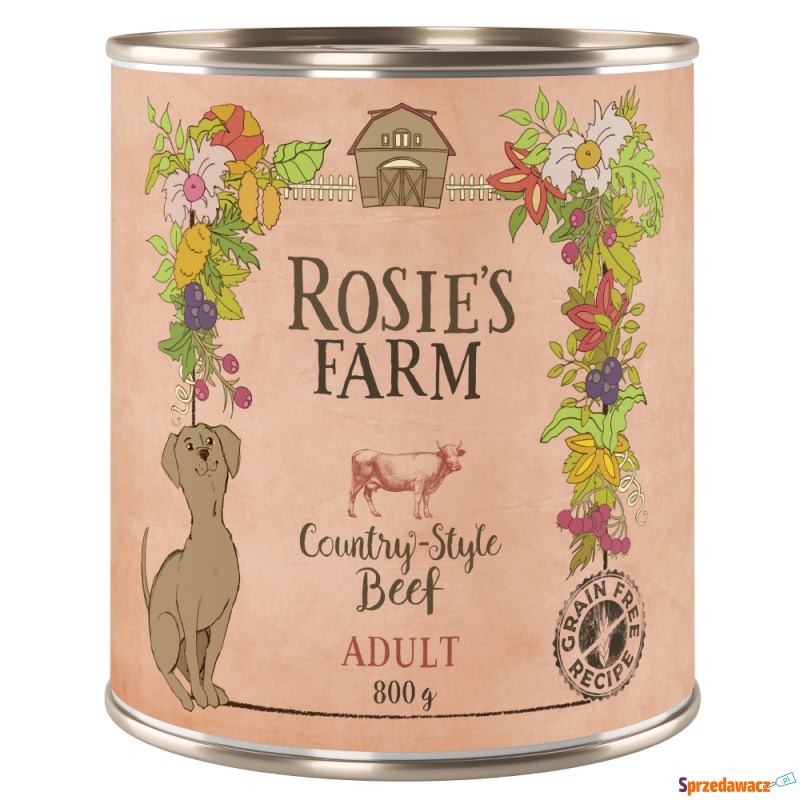 Megapakiet Rosie's Farm Adult, 24 x 800 g  -... - Karmy dla psów - Chruszczobród