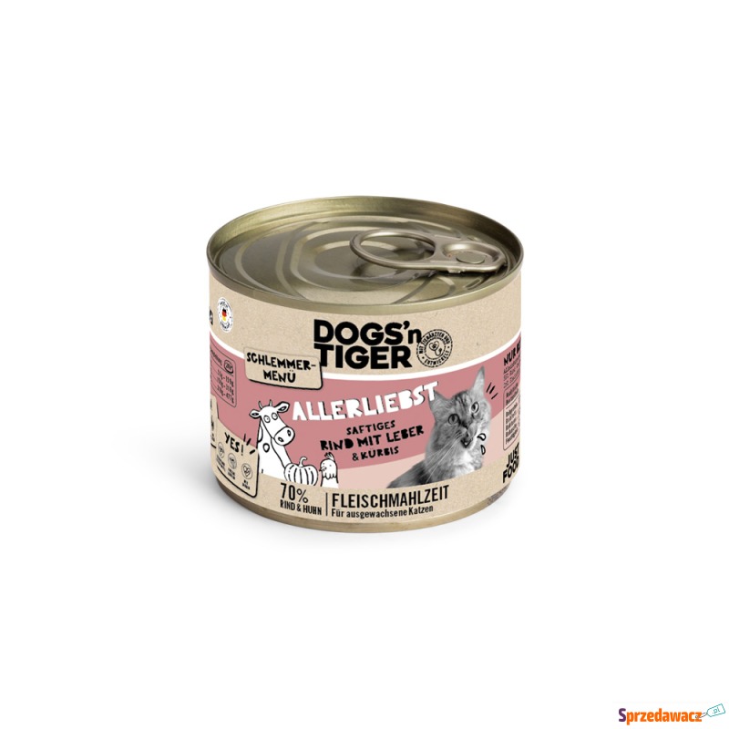 Korzystny pakiet Dogs'n Tiger smakowite menu 12... - Karmy dla kotów - Legnica