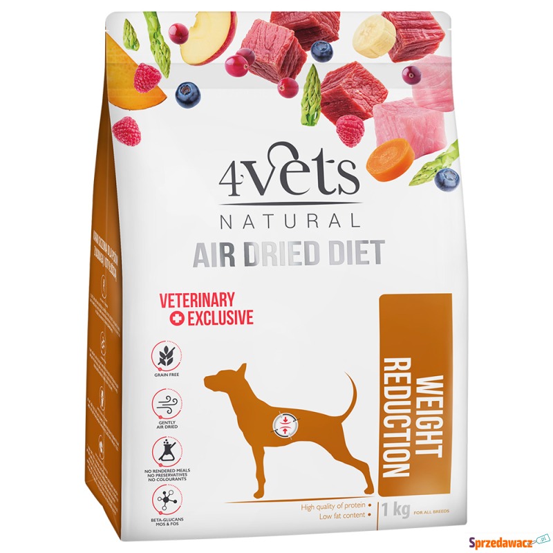 4Vets Natural Canine Weight Reduction - 1 kg - Karmy dla psów - Toruń