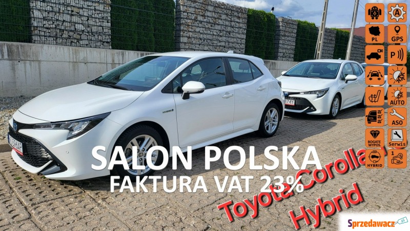Toyota Corolla  Hatchback 2020,  1.8 hybryda - Na sprzedaż za 70 731 zł - Białystok