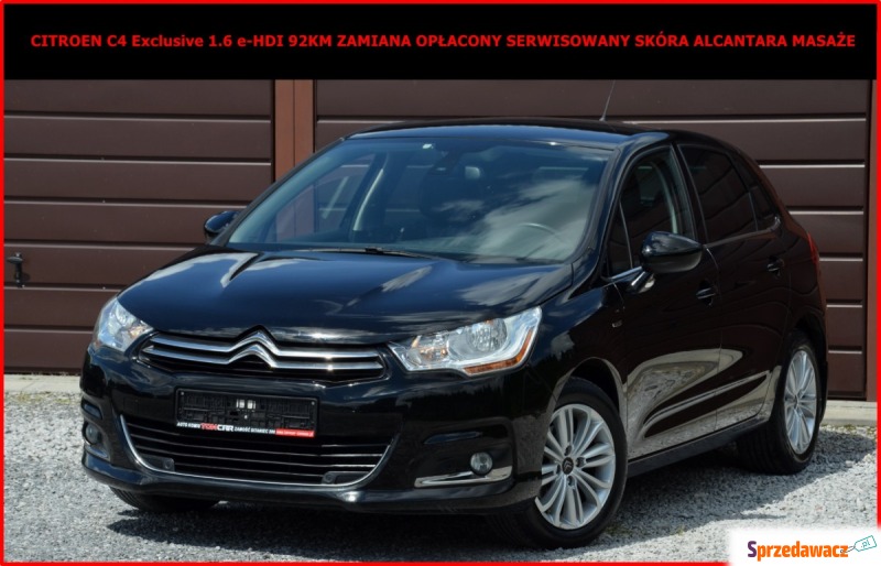 Citroen C4 Exclusive 1.6 e-HDI 92KM Zamiana O... - Samochody osobowe - Zamość