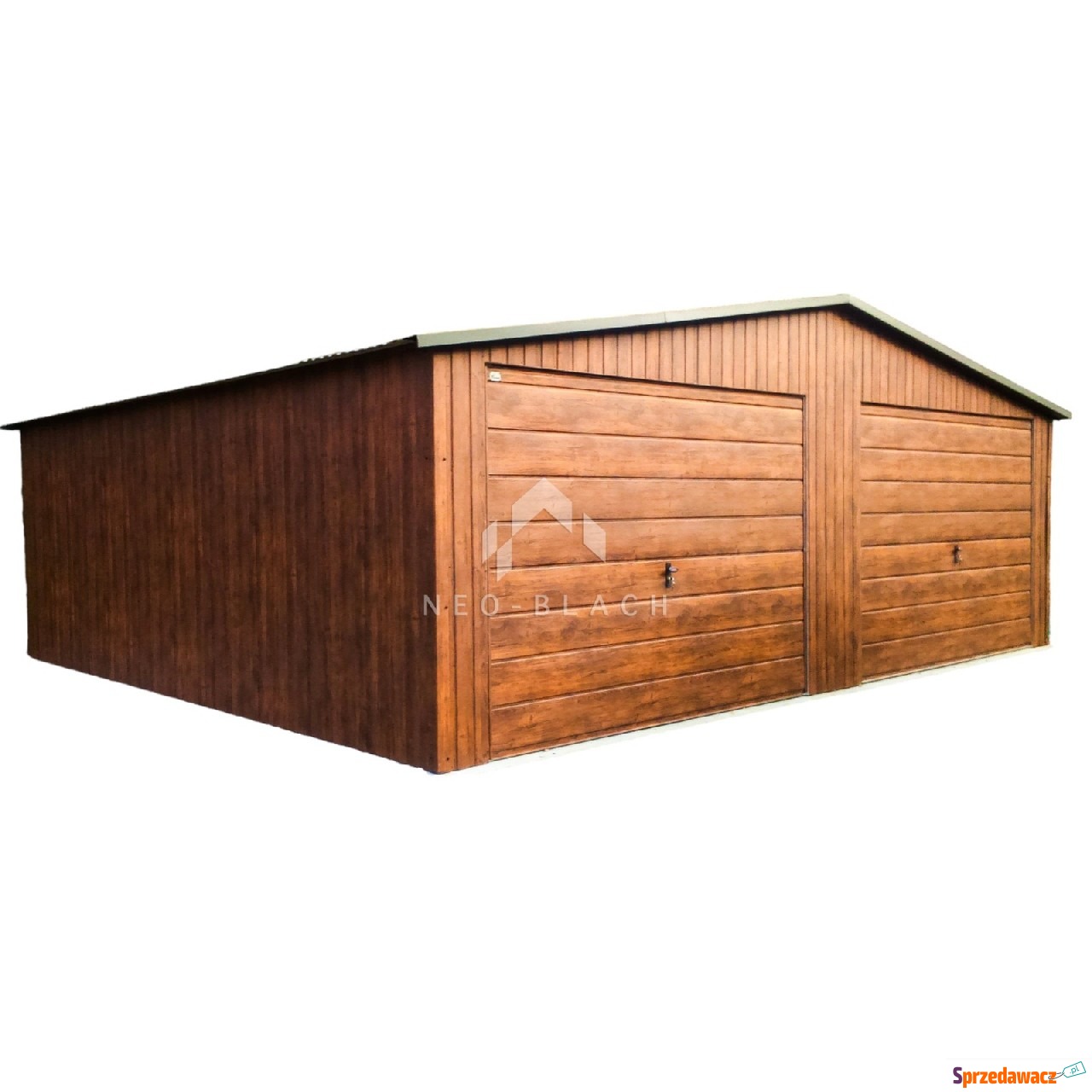 Garaż Blaszany 8x6m 2x Brama U...