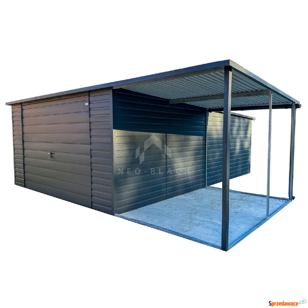 Garaż Blaszany 4x6m+ Wiata 2x3m...