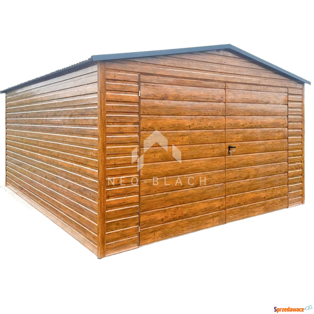 Garaż Blaszany 4x5m Brama Dwus...