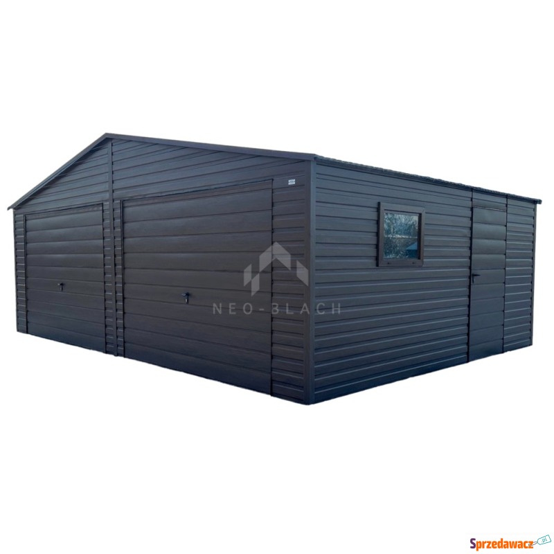 Garaż Blaszany 7,5x5m - 2x Brama...