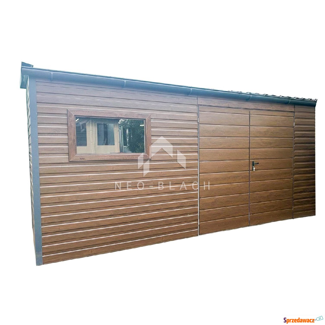 Schowek - Domek Ogrodowy 5x2m Brama...