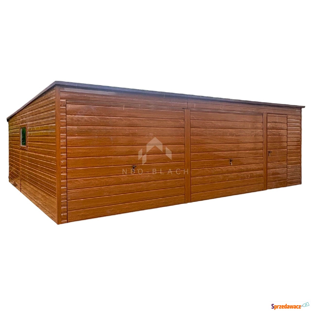 Garaż Blaszany 8x6m 2x Brama U...