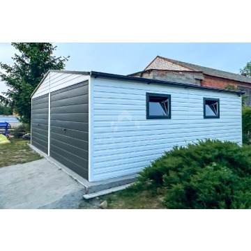 Garaż Blaszany 6x6m - 2x Brama Uchylna 2x Okno... - Garaże i wiaty - Białogard - zdjęcie 2
