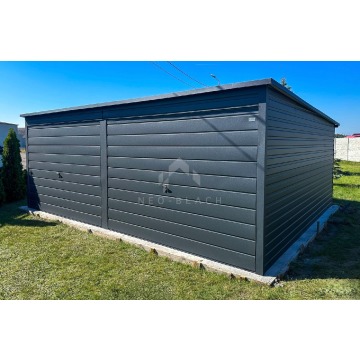 Garaż Blaszany 6x4,5m - 2x Brama Uchylna - An... - Garaże i wiaty - Nowogard - zdjęcie 3