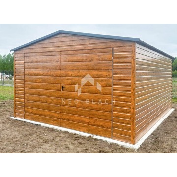 Garaż Blaszany 4x5m Brama Dwuskrzydłowa Jasny... - Garaże i wiaty - Mrągowo - zdjęcie 6