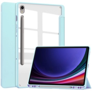 Etui Bizon Case Tab Clear Matt do Galaxy Tab S9, błękitne