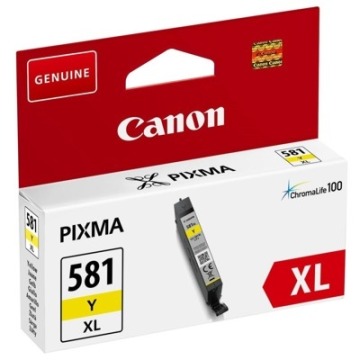 Tusz Oryginalny Canon CLI-581 XL Y (2051C001) (Żółty) - DARMOWA DOSTAWA w 24h