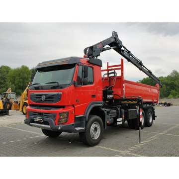 Volvo FMX 410 6x4 13L HDS Radiowy Hydroburta - HIAB XS122D-4 HIDUO Wywrot MERREL 2-stronny Sprowadzo