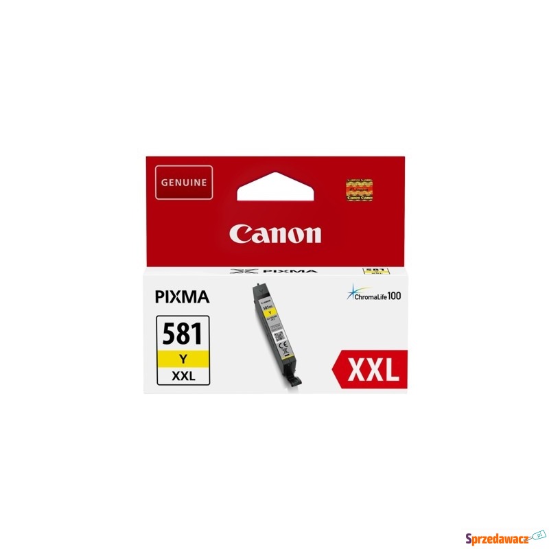 Tusz Oryginalny Canon CLI-581 XXL Y (1997C001)... - Tusze, tonery - Czechowice-Dziedzice