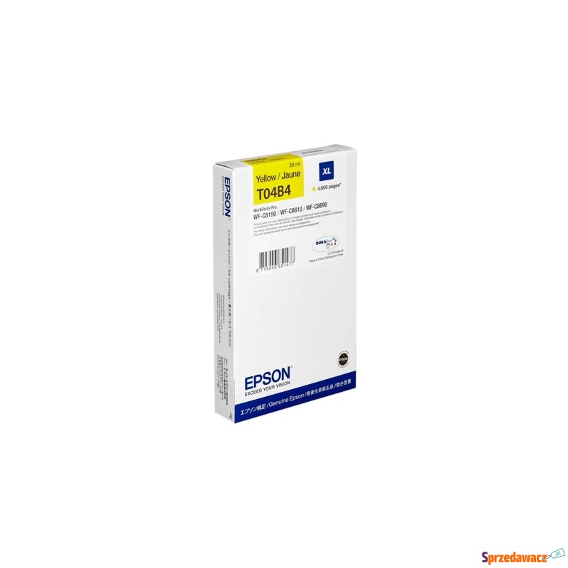 Tusz Oryginalny Epson T04B4 XL (C13T04B440) (... - Tusze, tonery - Bytom