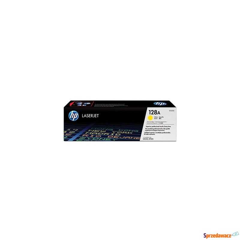 Toner Oryginalny HP 128A (CE322A) (Żółty) - D... - Tusze, tonery - Gdańsk