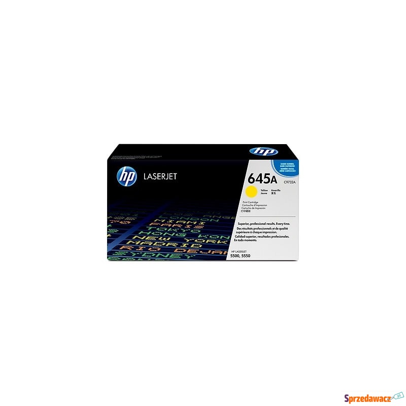 Toner Oryginalny HP 645A (C9732A) (Żółty) - D... - Tusze, tonery - Zamość