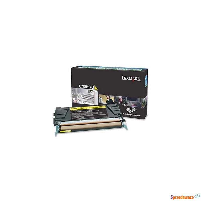 Toner Oryginalny Lexmark C748H1YG (C748H1YG)... - Tusze, tonery - Kołobrzeg