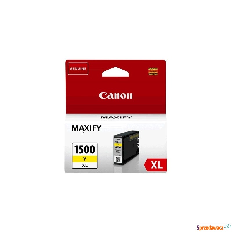 Tusz Oryginalny Canon PGI-1500 XL Y (9195B001)... - Tusze, tonery - Gdynia