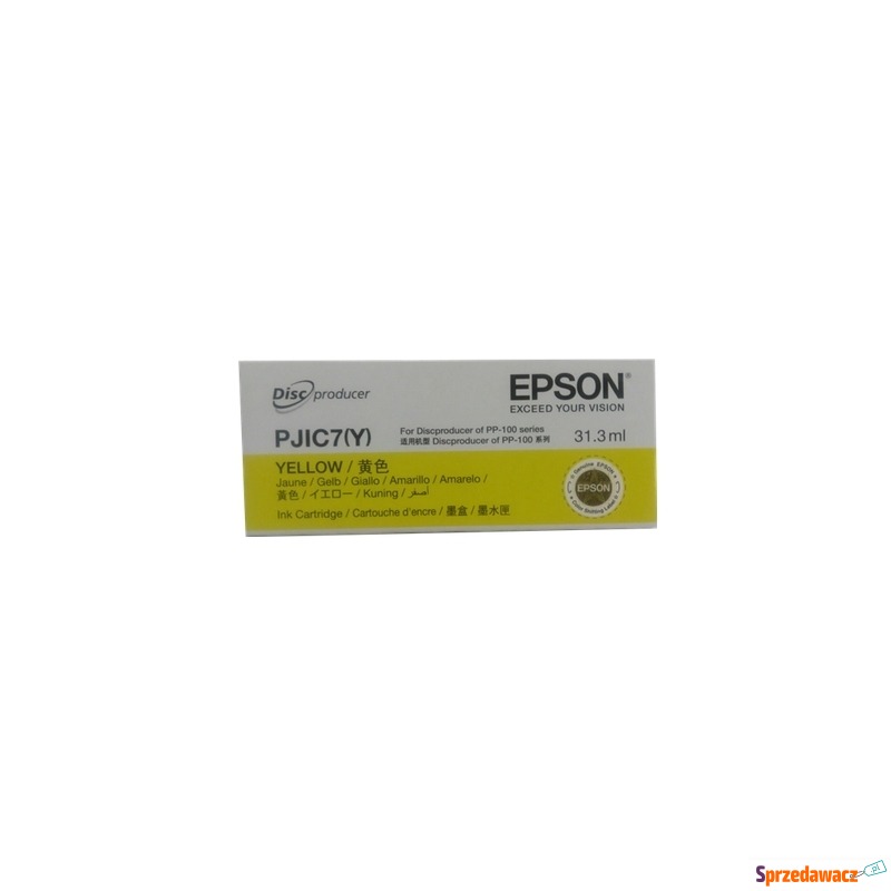 Tusz Oryginalny Epson PJIC7(Y) (C13S020451) (... - Tusze, tonery - Bytom