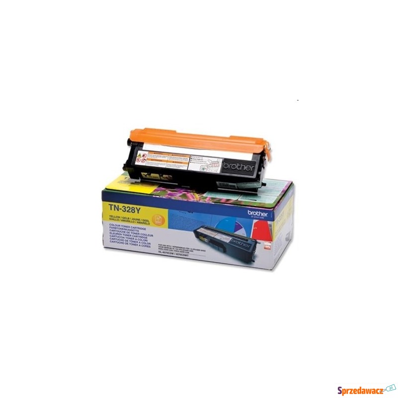 Toner Oryginalny Brother TN-328Y (TN328Y) (Żó... - Tusze, tonery - Legnica