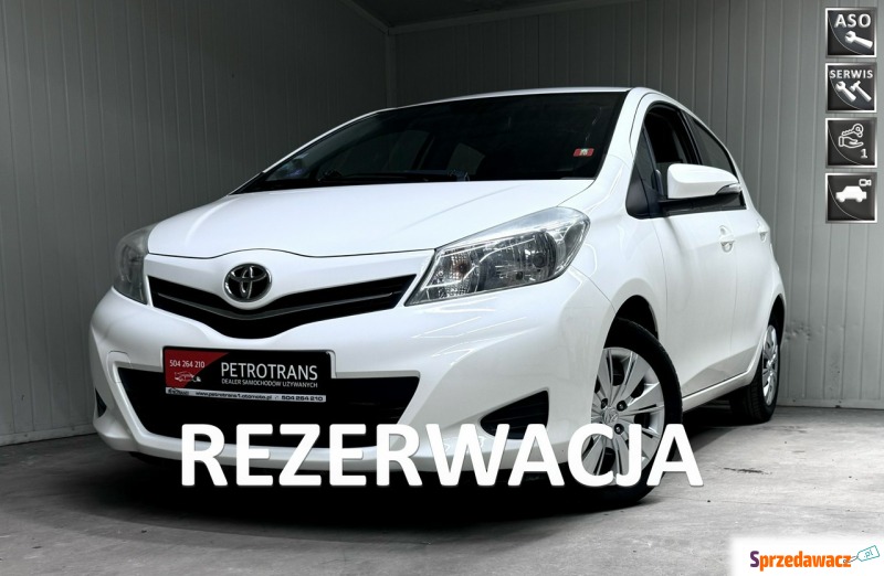 Toyota Yaris  Hatchback 2012,  1.0 benzyna - Na sprzedaż za 25 900 zł - Mrągowo