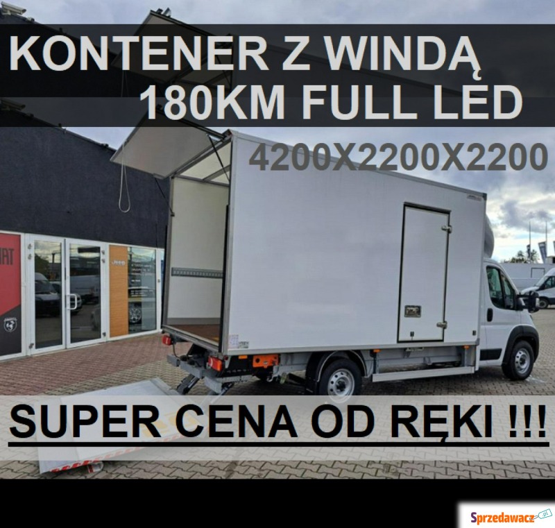 Fiat Ducato - Kontener z windą 180KM 4200x220... - Dostawcze i ciężarowe - Szczecinek