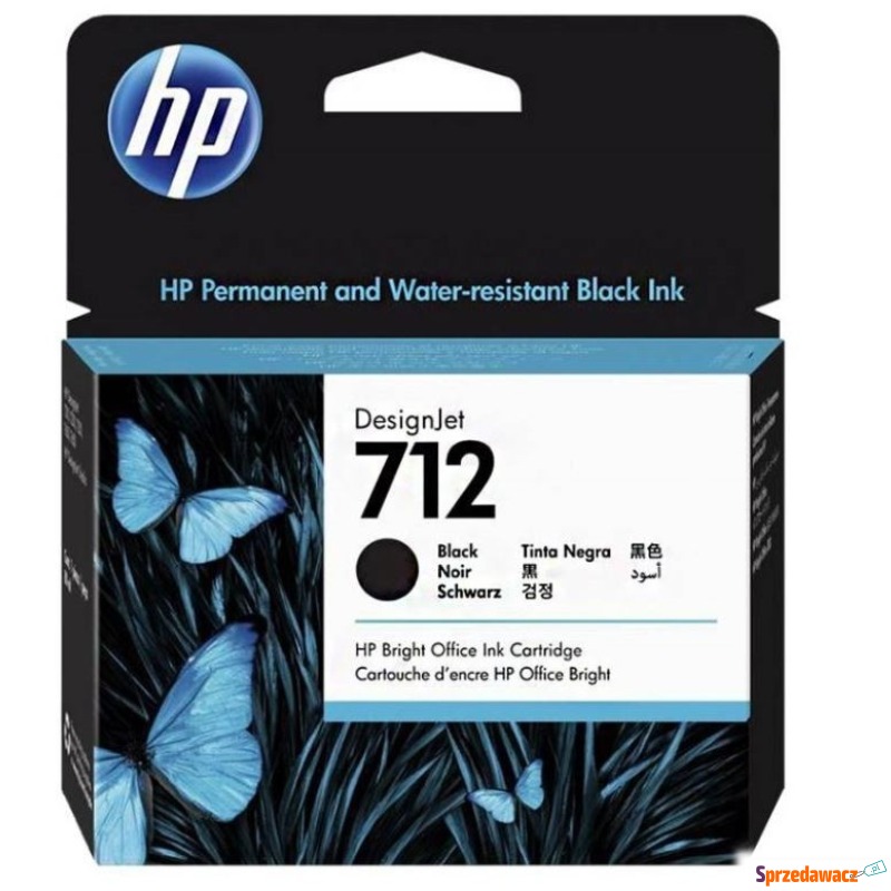 HP Inc. Tusz 712 80ml 3ED71A czarny - Tusze, tonery - Legnica