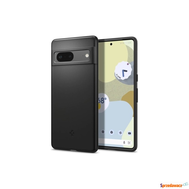 Etui Spigen Thin Fit do Pixel 7, czarne - Etui na telefon - Bydgoszcz