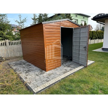 DOMEK OGRODOWY 3x3 m dwuspadowy - drzwi - jasny... - Altany, domki, namioty - Opole - zdjęcie 7