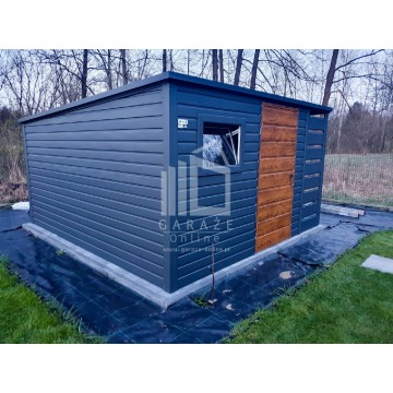 Domek Ogrodowy -  3x4 - wiata 1x4 -drzwi - okno... - Garaże i wiaty - Katowice - zdjęcie 5