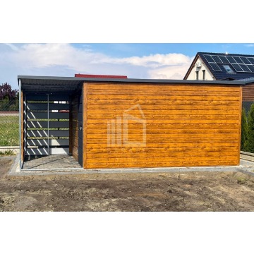 Schowek - Domek Ogrodowy 4x3m + wiata 1,5m - Drzwi... - Garaże i wiaty - Tarnawa - zdjęcie 3