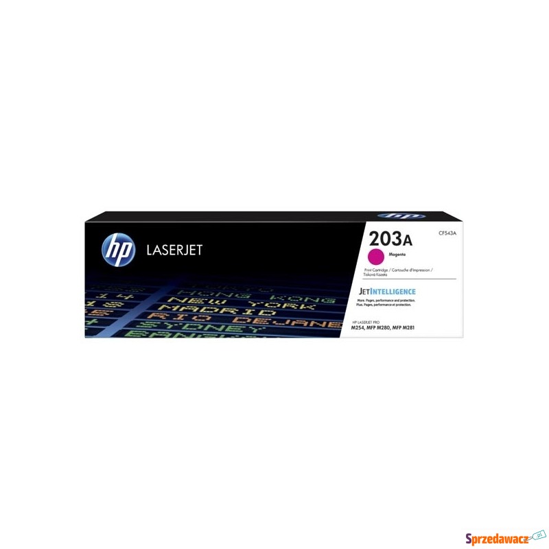 Oryginalny toner HP 203A purpurowy (CF543A) - Tusze, tonery - Kłodzko