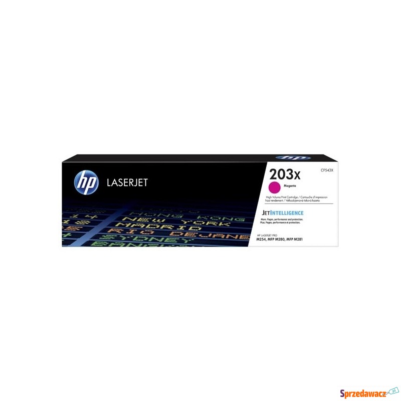 Oryginalny toner HP 203X XL purpurowy (CF543X) - Tusze, tonery - Częstochowa