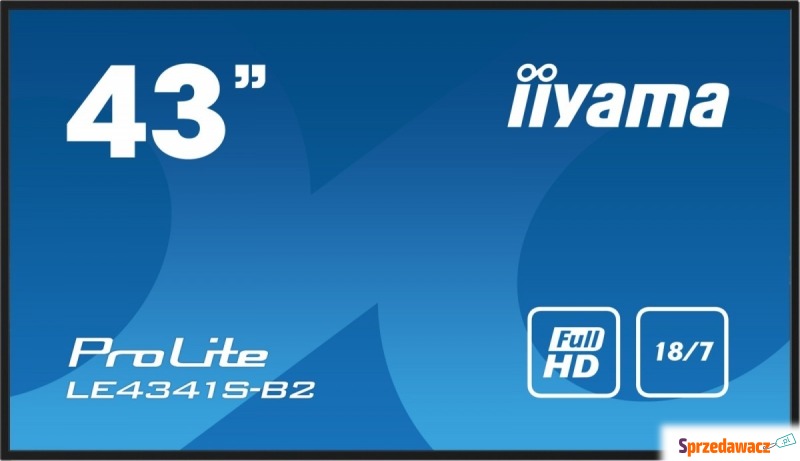 IIYAMA Monitor 42.5 cala ProLite LE4341S-B2 I... - Monitory LCD i LED - Gorzów Wielkopolski