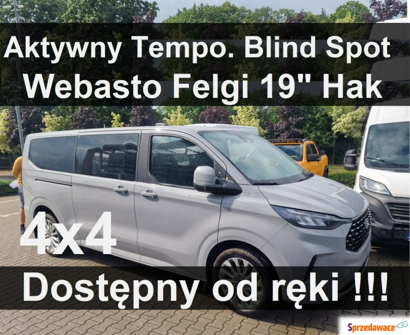 Ford Tourneo Custom - Nowy Titanium A8 170KM... - Samochody osobowe - Szczecinek