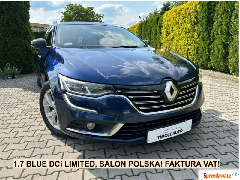 Renault Talisman 2018,  1.8 diesel - Na sprzedaż za 59 901 zł - Tarnów