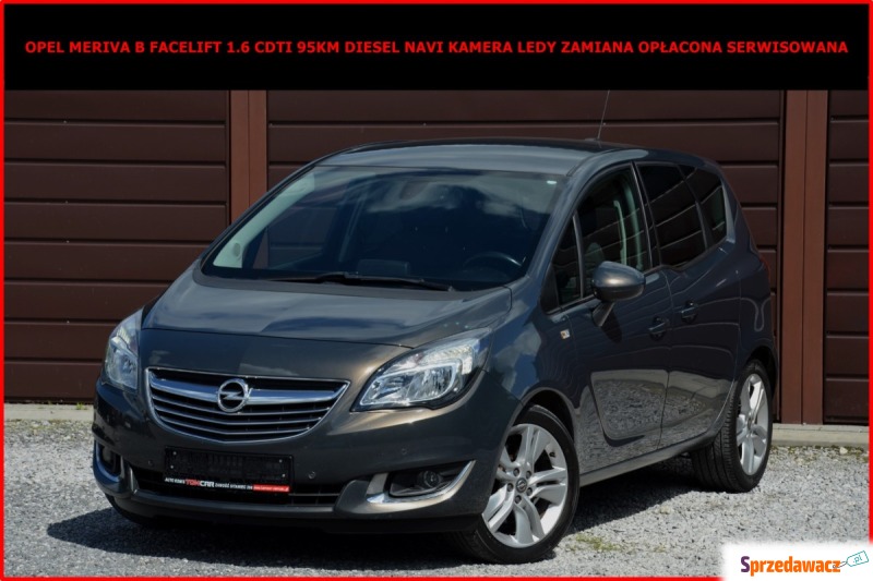 Opel Meriva B Facelift 1.6 CDTI 95KM Kamera Navi... - Samochody osobowe - Zamość